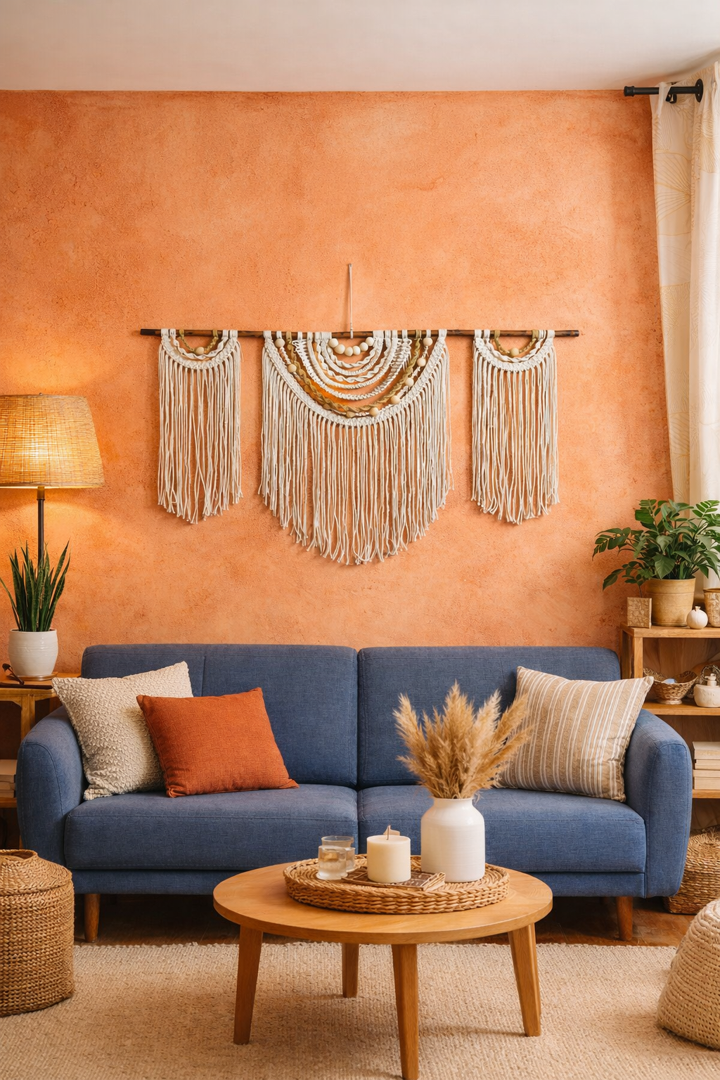 Suspension murale macramé SOLEA Suspension murale macramé SOLEA